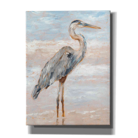 Image of "Beach Heron I" by Ethan Harper, Canvas Wall Art