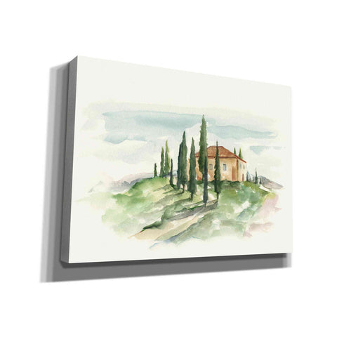 Image of "Watercolor Tuscan Villa II" by Ethan Harper, Canvas Wall Art