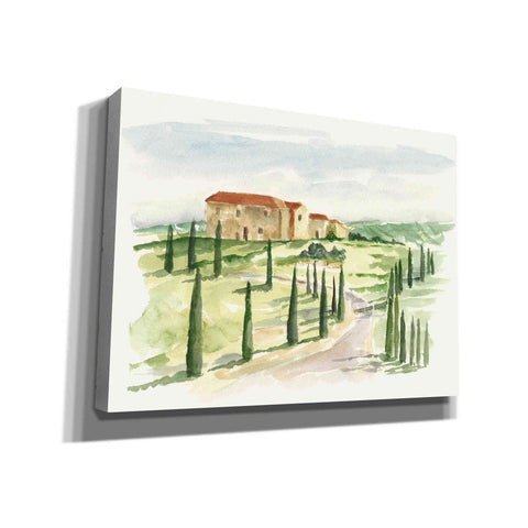 Image of "Watercolor Tuscan Villa I" by Ethan Harper, Canvas Wall Art