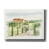 "Watercolor Tuscan Villa I" by Ethan Harper, Canvas Wall Art