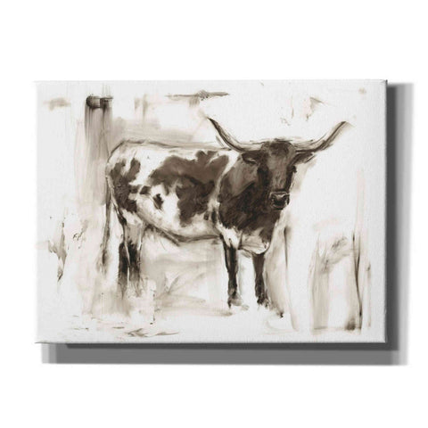 Image of "Longhorn Study I" by Ethan Harper, Canvas Wall Art