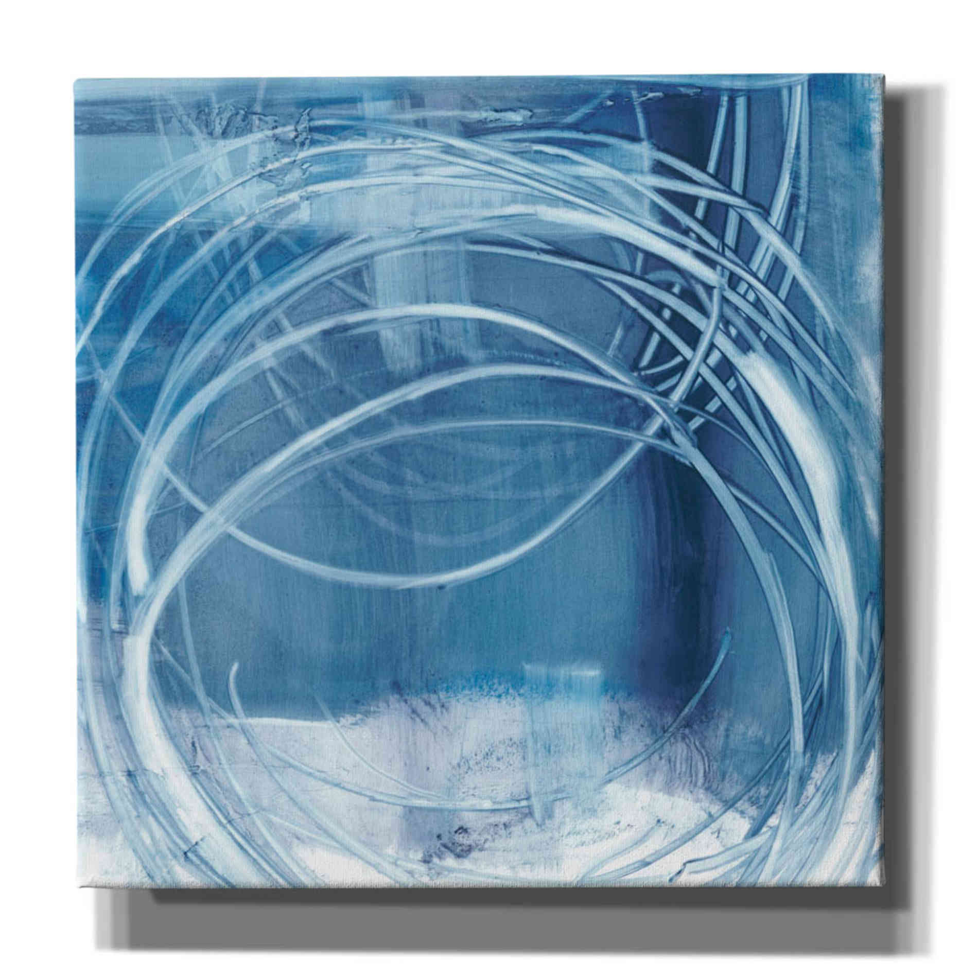 "Indigo Expression I" by Ethan Harper, Canvas Wall Art