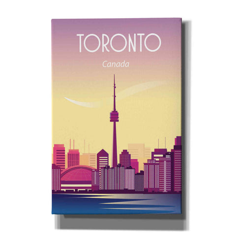 Image of 'Toronto Canada' by Arctic Frame Studio, Canvas Wall Art