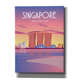 'Singapore' by Arctic Frame Studio, Canvas Wall Art