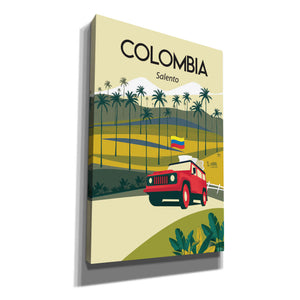 'Colombia' by Arctic Frame Studio, Canvas Wall Art