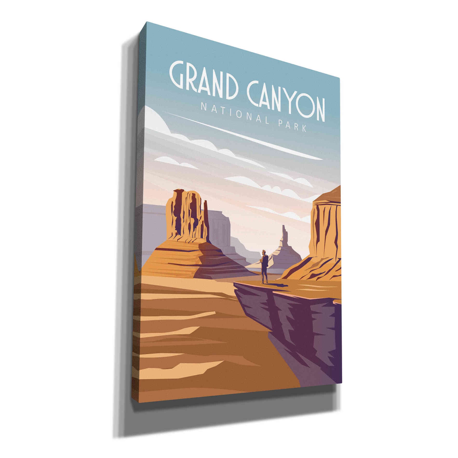 'Grand Canyon National Park' by Arctic Frame Studio, Canvas Wall Art