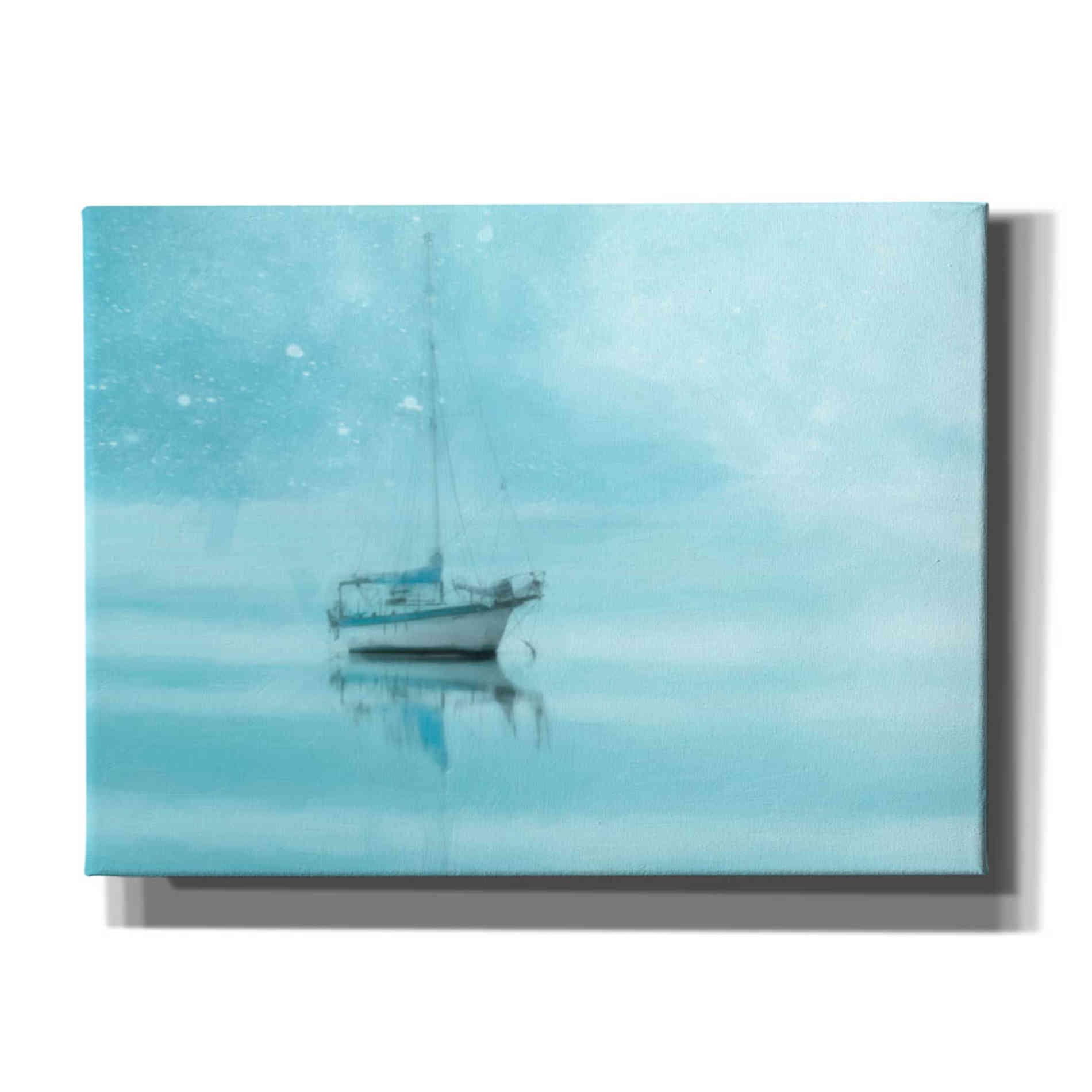 "Drifting In Blue 2" by Hal Halli, Canvas Wall Art
