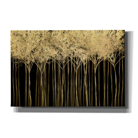 Image of "Golden Dark Forest 2" by Hal Halli, Canvas Wall Art