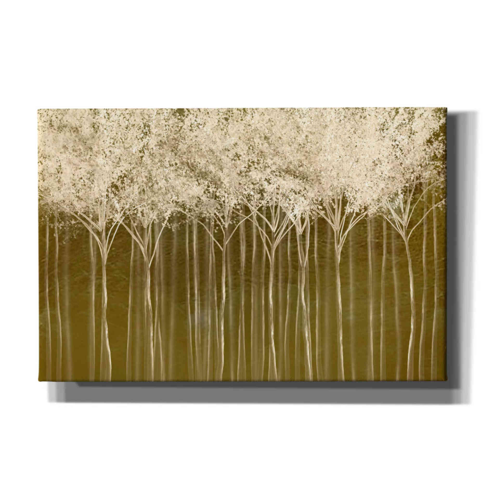 "Golden Light Forest 2" by Hal Halli, Canvas Wall Art