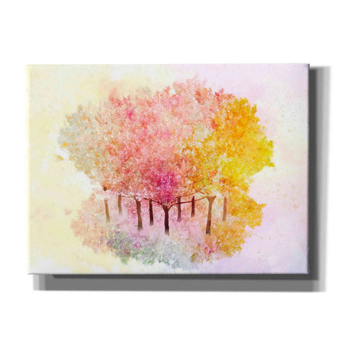 "Pastel Grove" by Hal Halli, Canvas Wall Art
