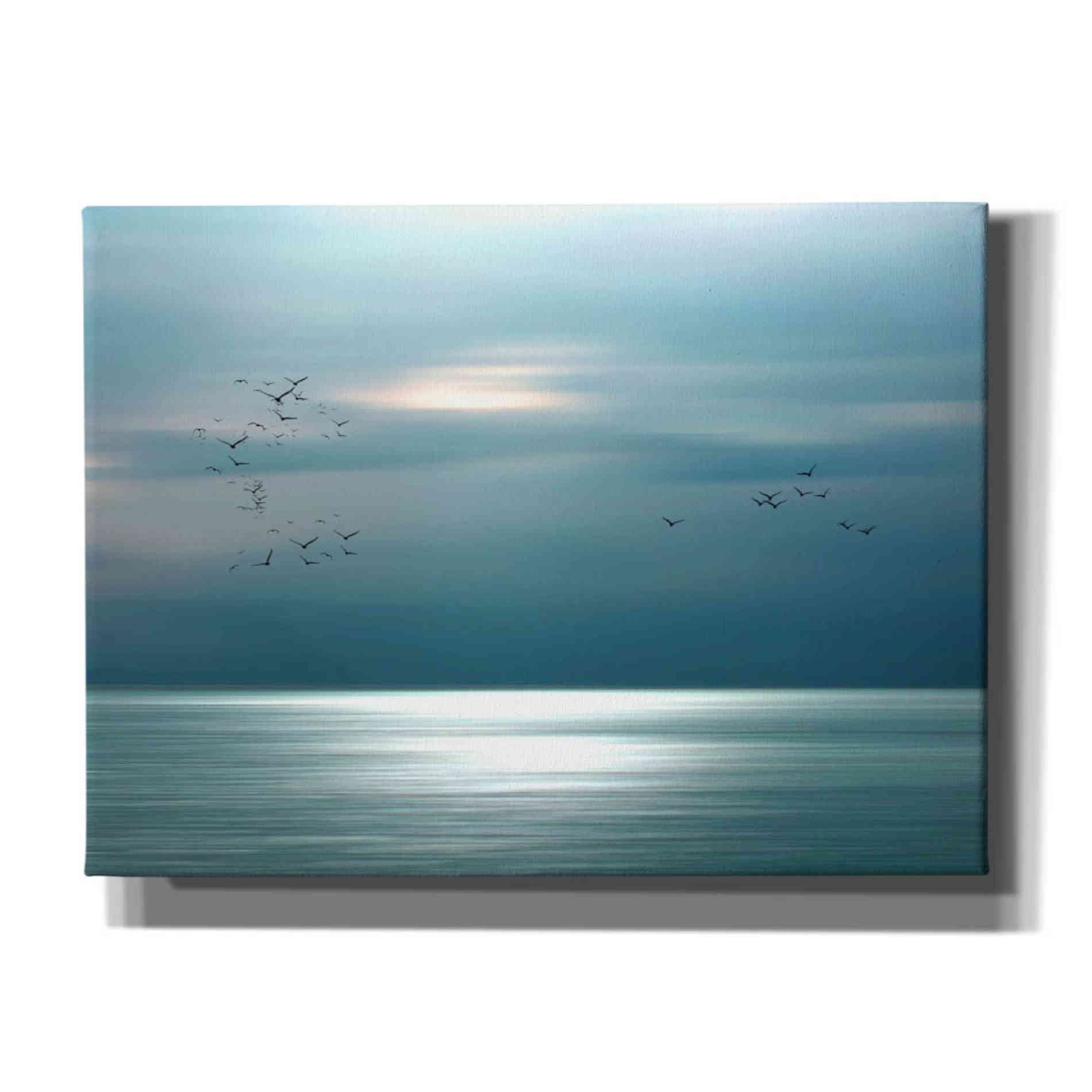 "Sea Dusk 1" by Hal Halli, Canvas Wall Art