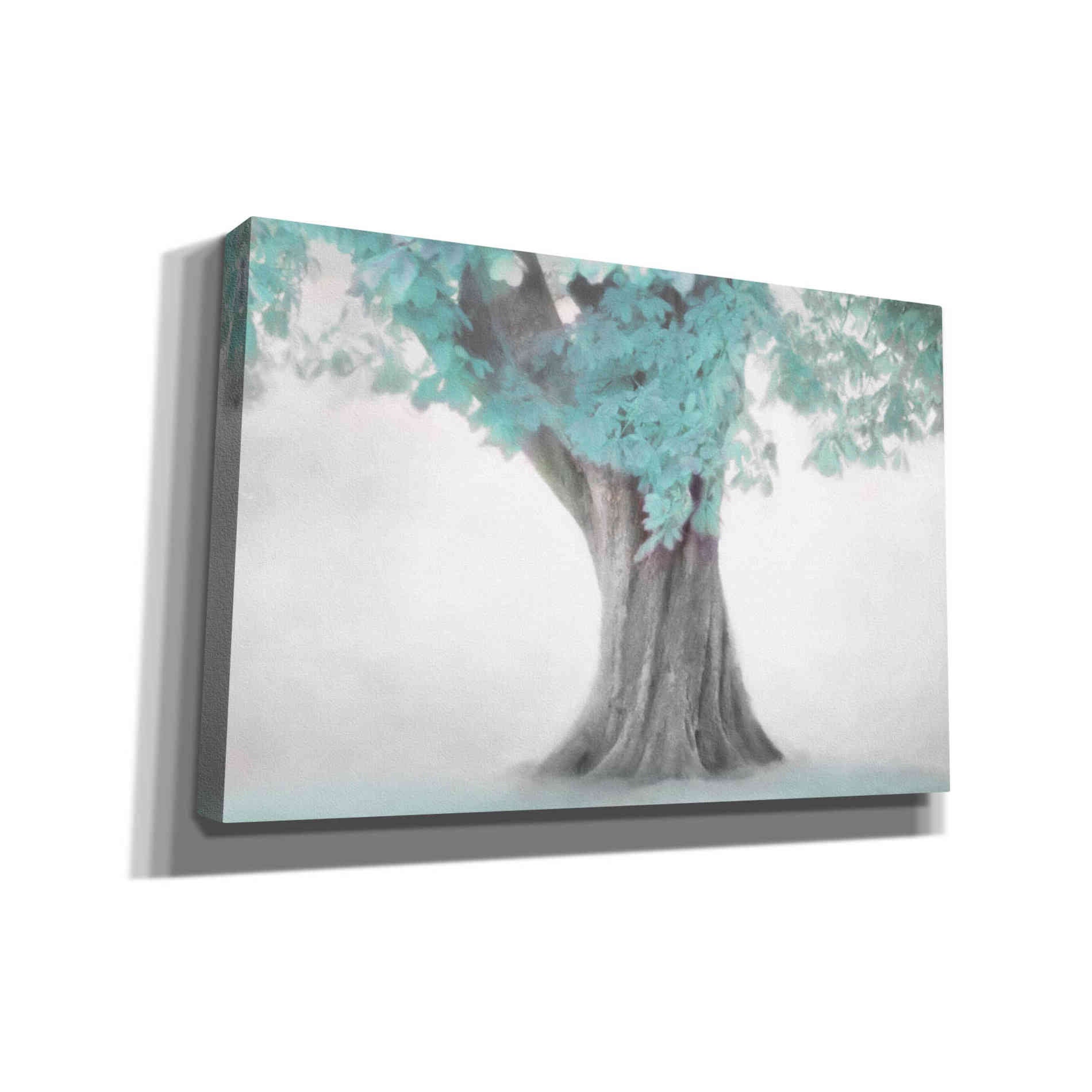 "Treeness In Soft Blue" by Hal Halli, Canvas Wall Art