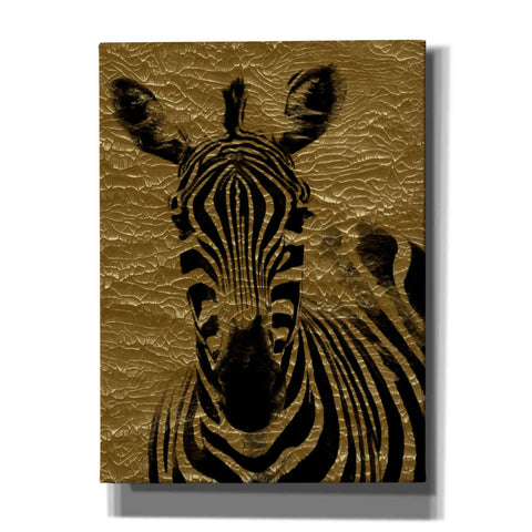 Image of "Zebra 1" by Hal Halli, Canvas Wall Art