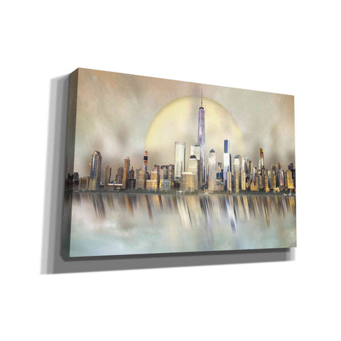 Image of "City In The Sky 1" by Hal Halli, Canvas Wall Art