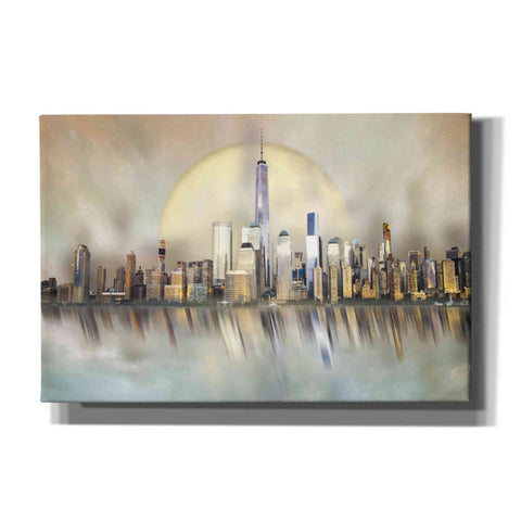 Image of "City In The Sky 1" by Hal Halli, Canvas Wall Art