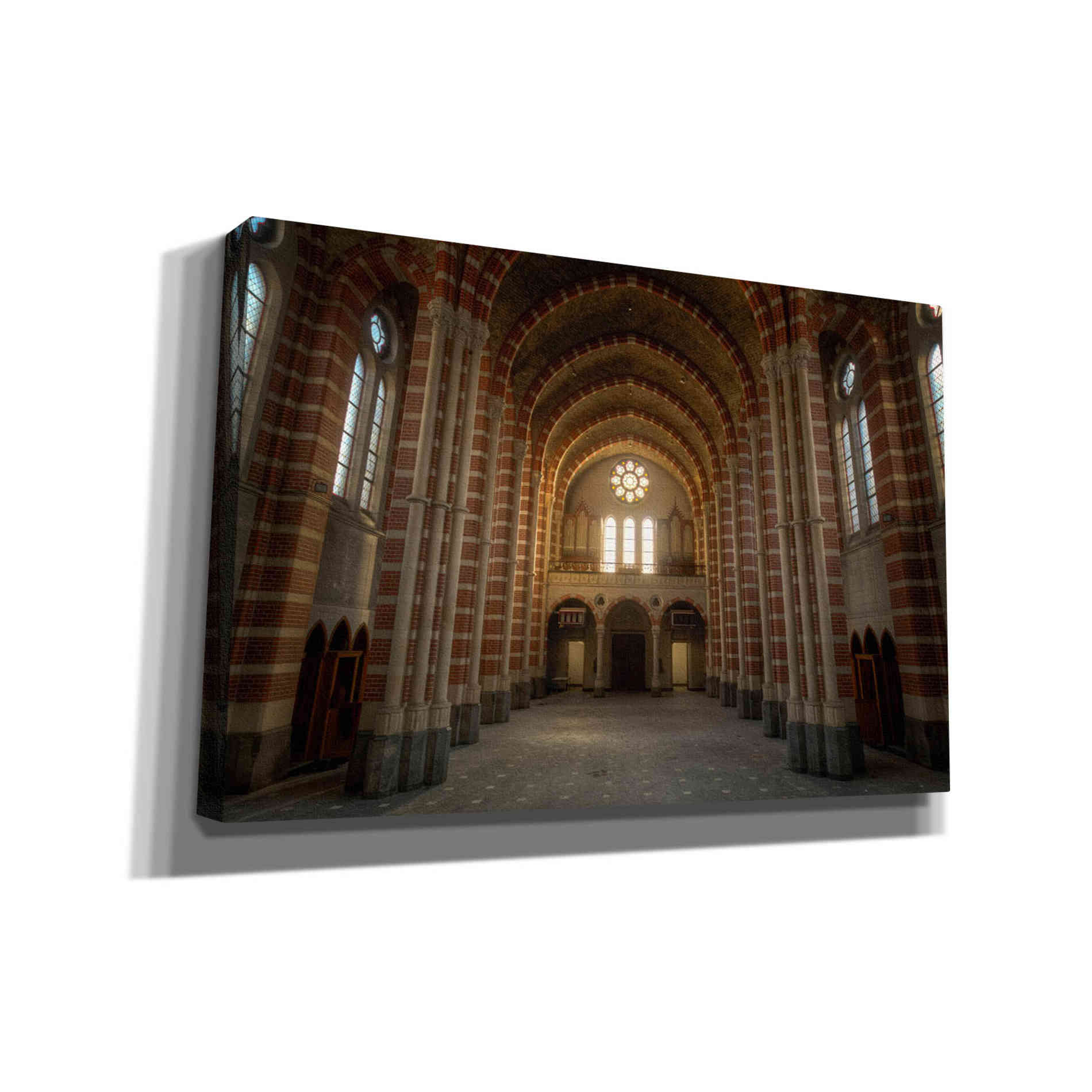 'Sunrise in Church' by Roman Robroek, Canvas Wall Art
