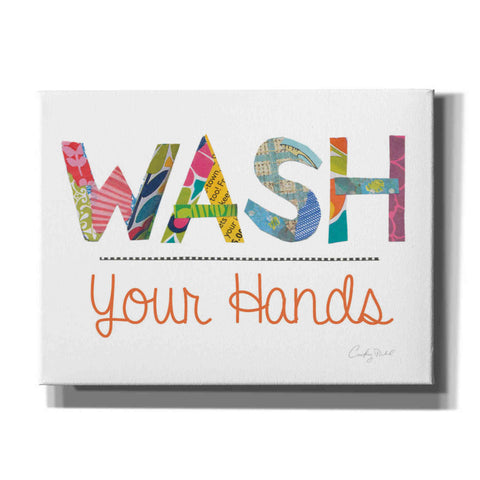 Image of 'Wash Your Hands' by Courtney Prahl, Canvas Wall Art