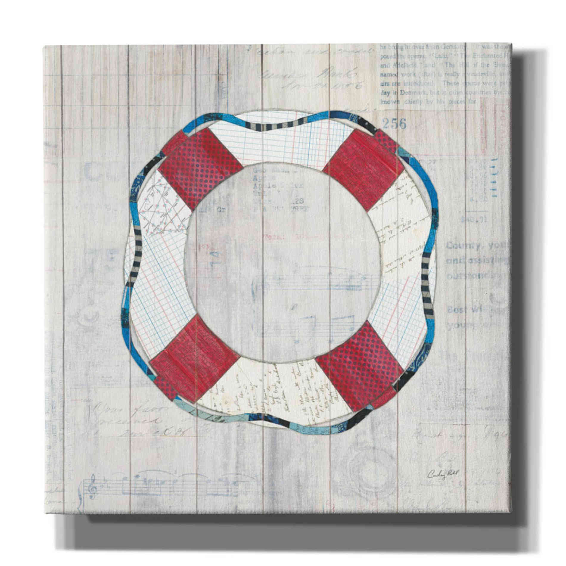 'Wind and Waves III Nautical' by Courtney Prahl, Canvas Wall Art