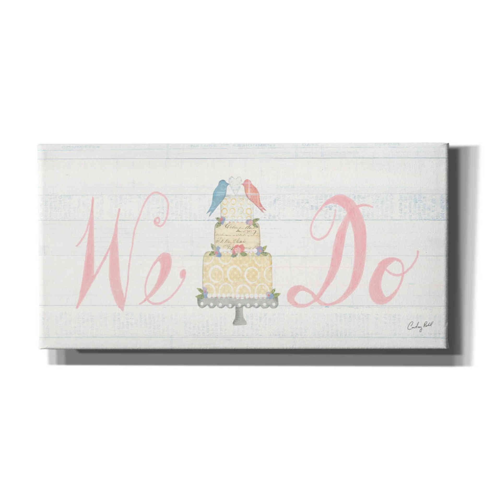 'Lovebirds Sign II' by Courtney Prahl, Canvas Wall Art