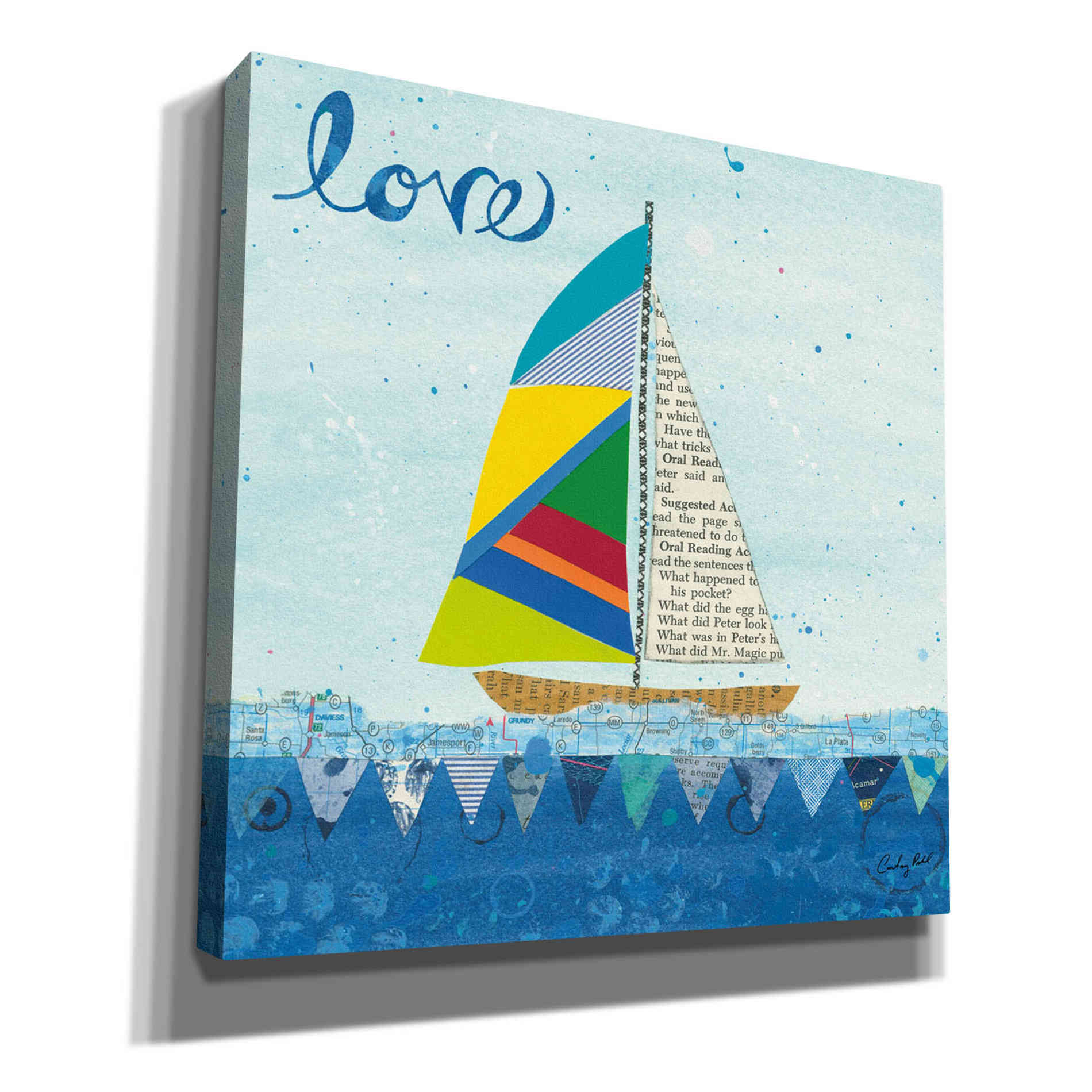 'Rainbow Spinnakers I' by Courtney Prahl, Canvas Wall Art