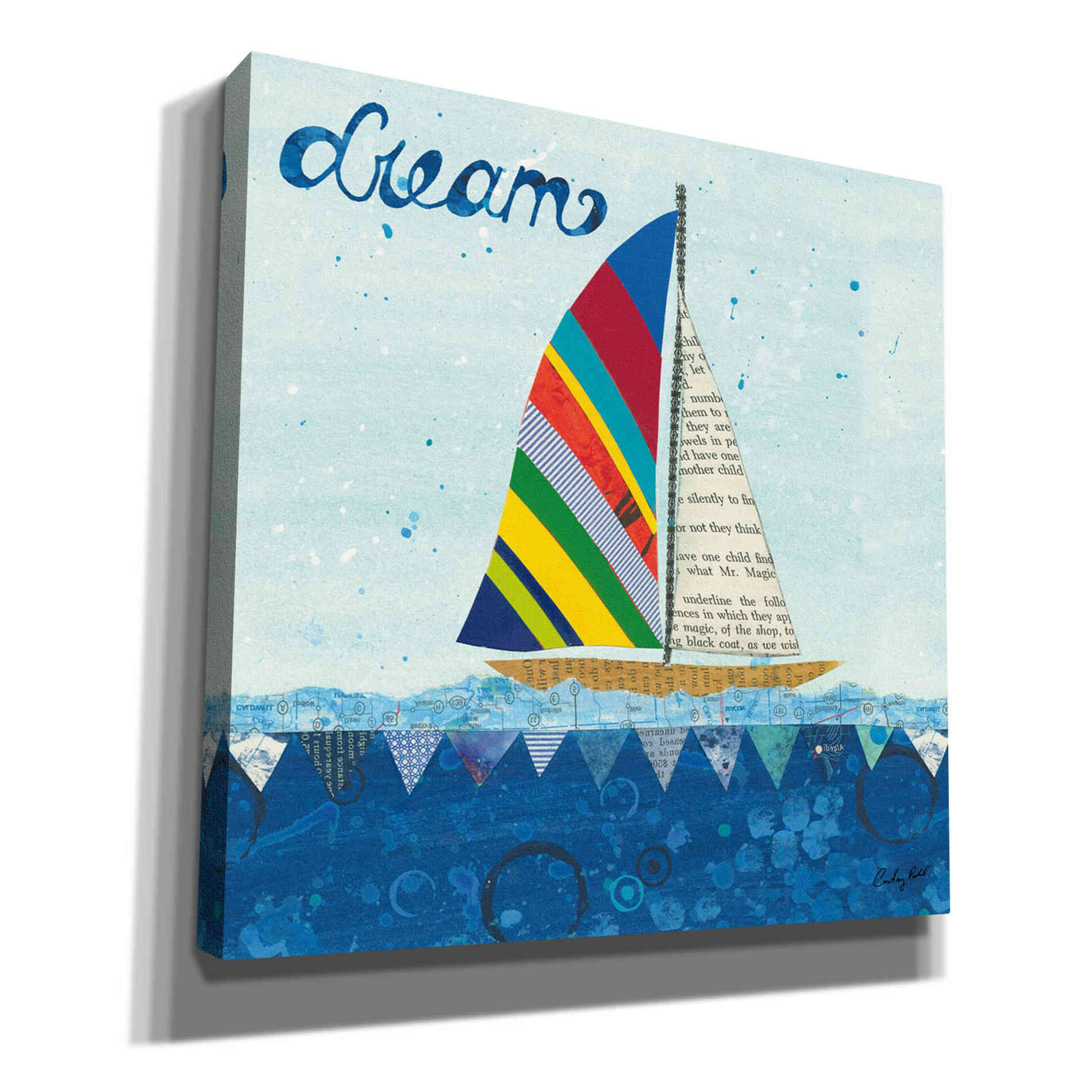 'Rainbow Spinnakers II' by Courtney Prahl, Canvas Wall Art