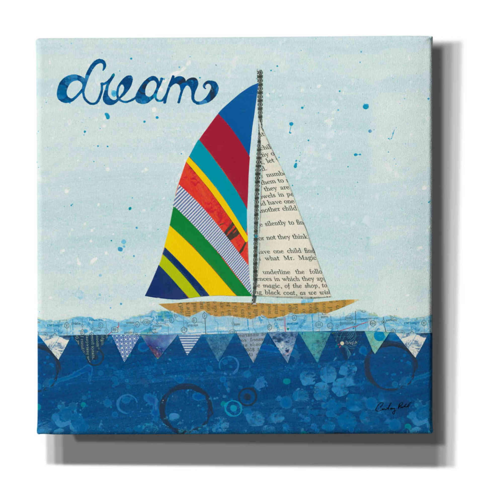 'Rainbow Spinnakers II' by Courtney Prahl, Canvas Wall Art