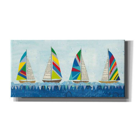 Image of 'Rainbow Spinnakers V' by Courtney Prahl, Canvas Wall Art