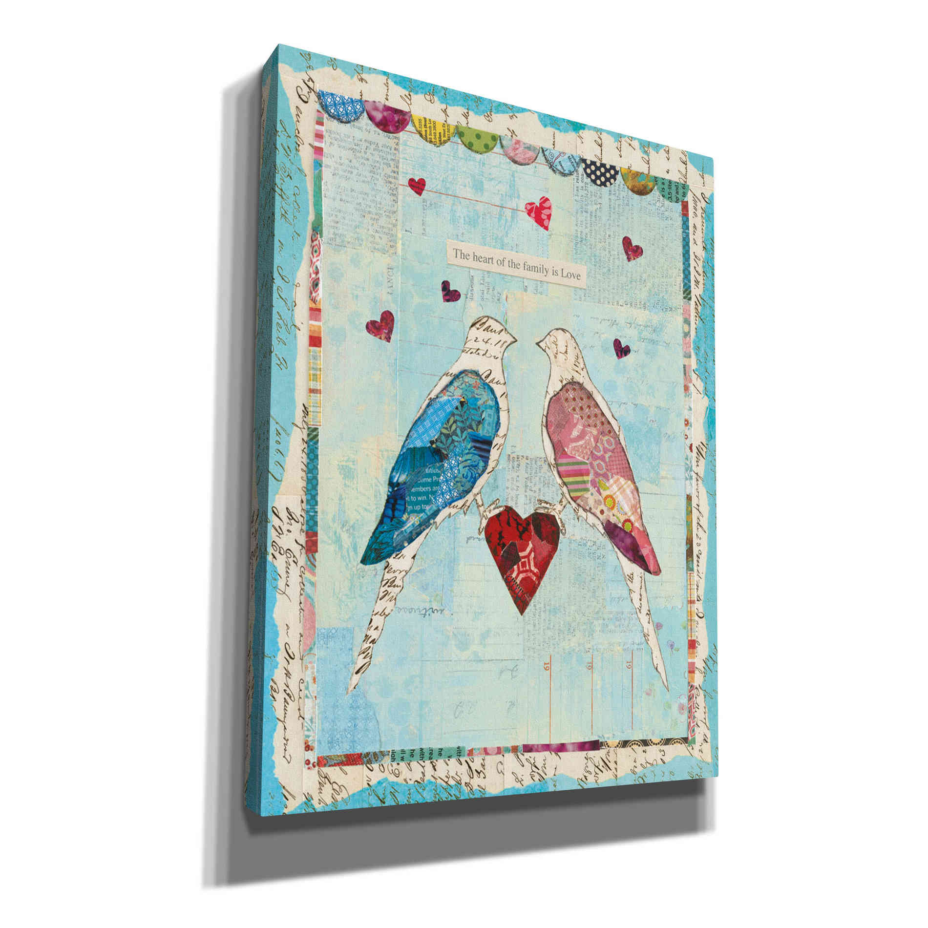 'Love Birds' by Courtney Prahl, Canvas Wall Art