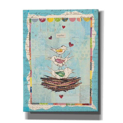 Image of 'Family of Love Birds' by Courtney Prahl, Canvas Wall Art