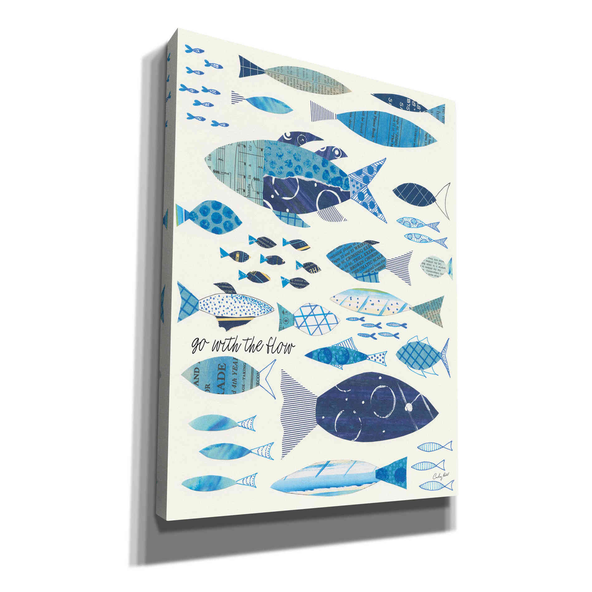 'Go With the Flow II' by Courtney Prahl, Canvas Wall Art