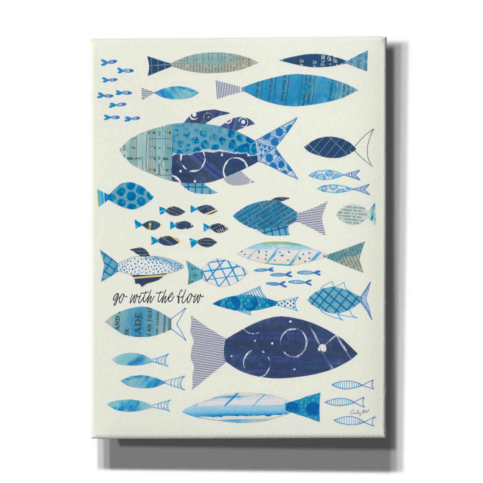 'Go With the Flow II' by Courtney Prahl, Canvas Wall Art