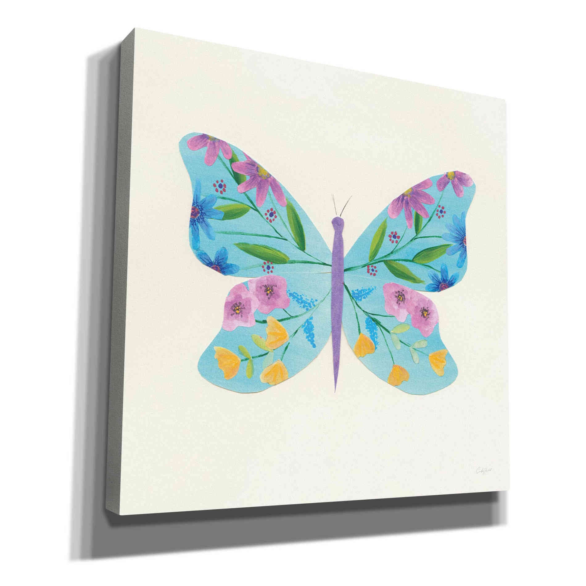 'Butterfly Garden IV' by Courtney Prahl, Canvas Wall Art