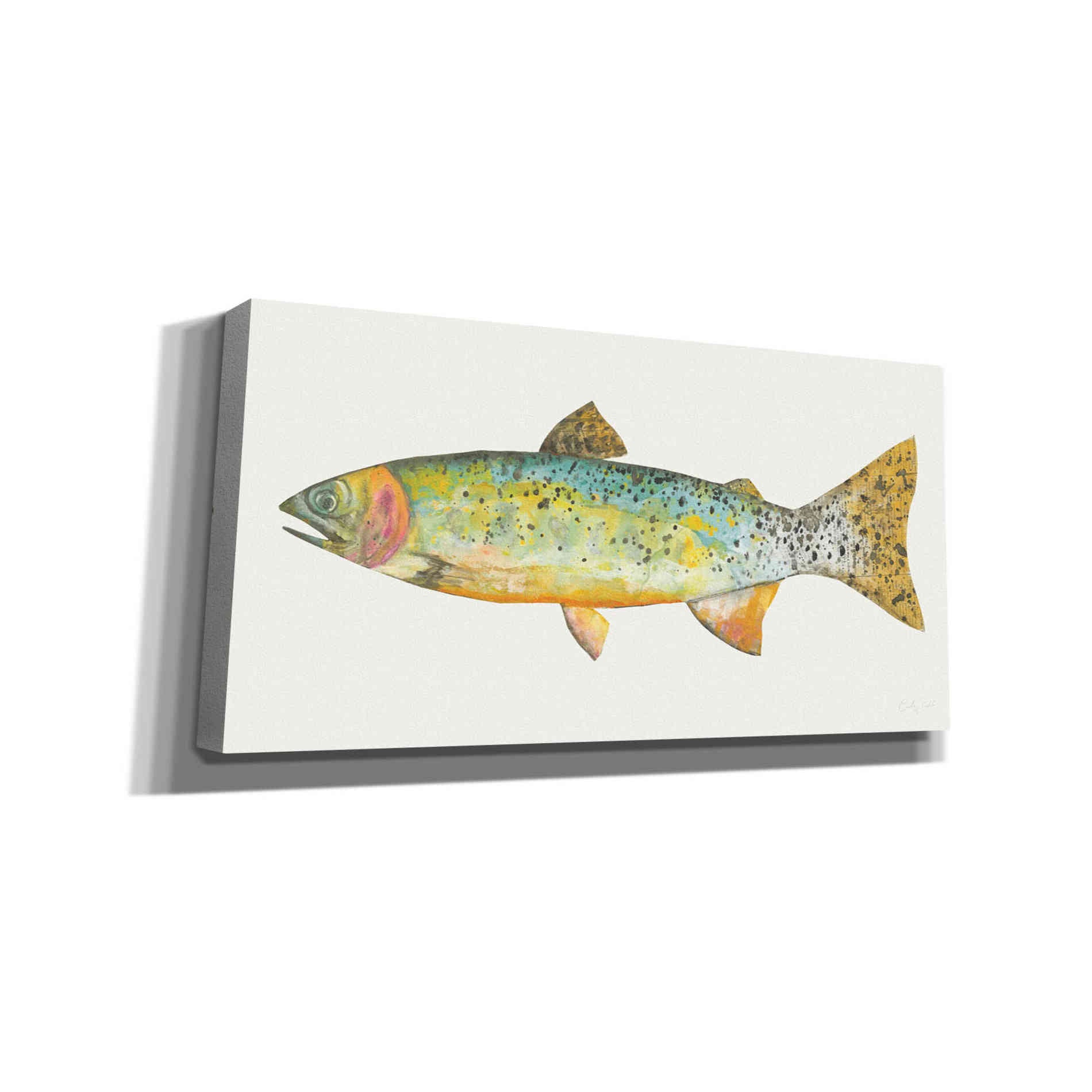 'Angling in the Stream IV' by Courtney Prahl, Canvas Wall Art