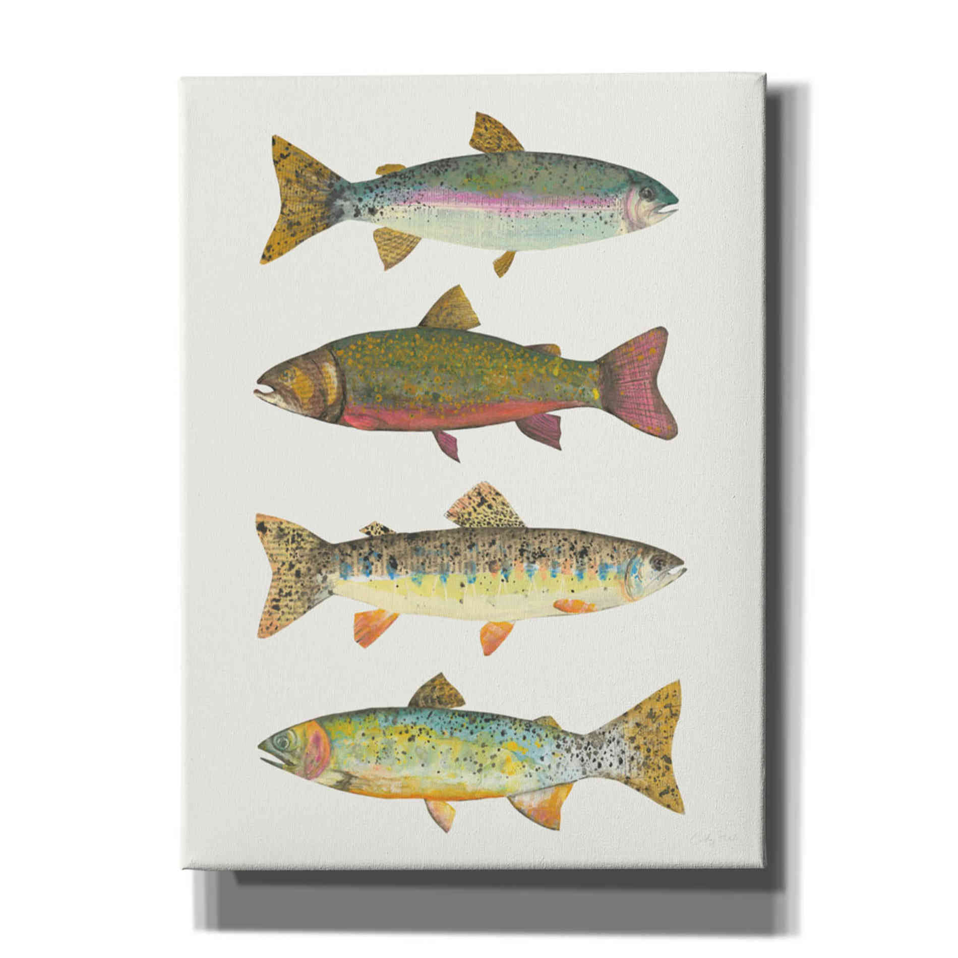 'Angling in the Stream V' by Courtney Prahl, Canvas Wall Art