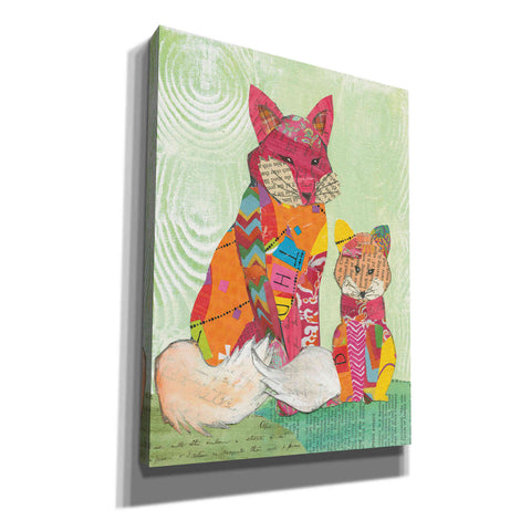 Image of 'Fox Family' by Courtney Prahl, Canvas Wall Art