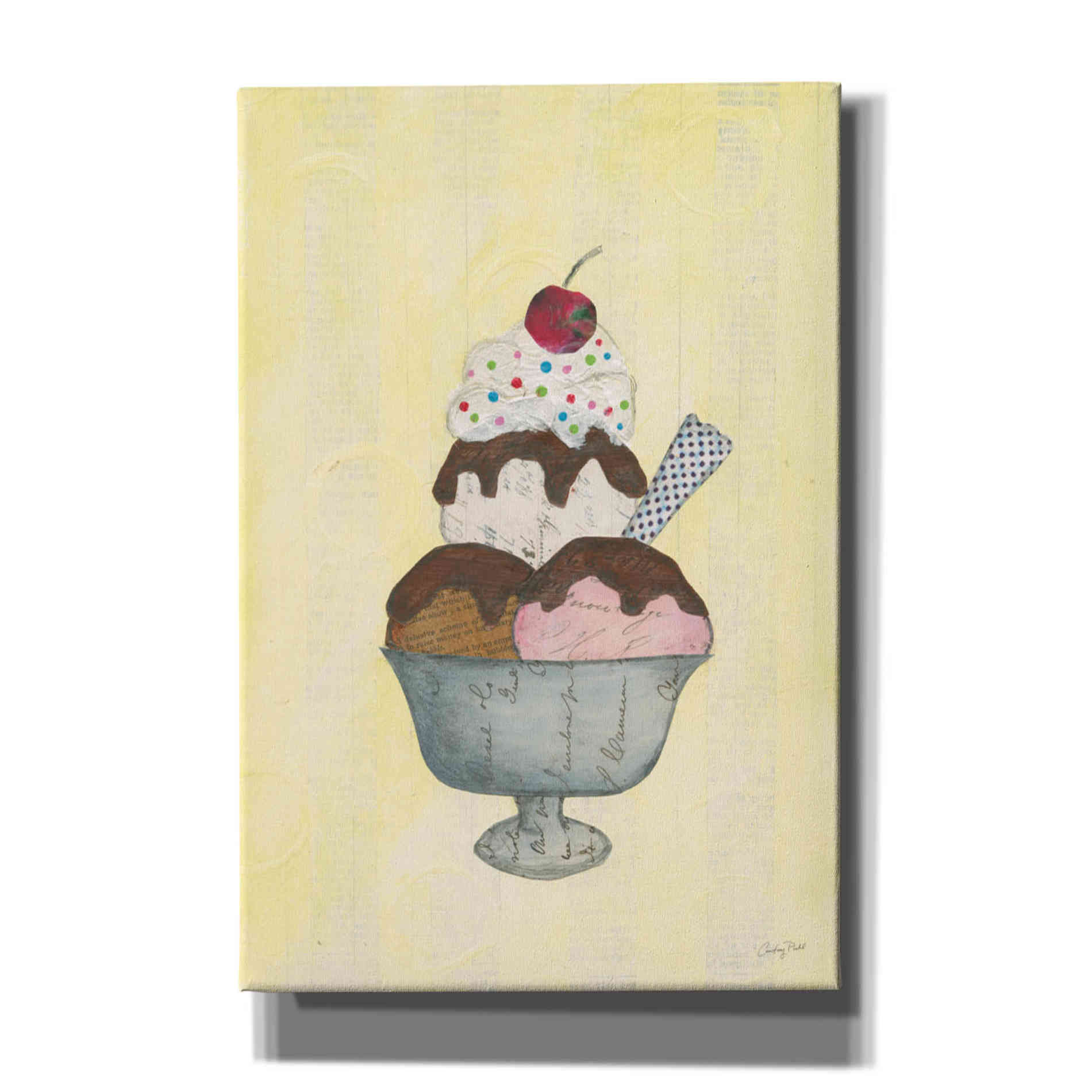 'Sundae Delight II' by Courtney Prahl, Canvas Wall Art