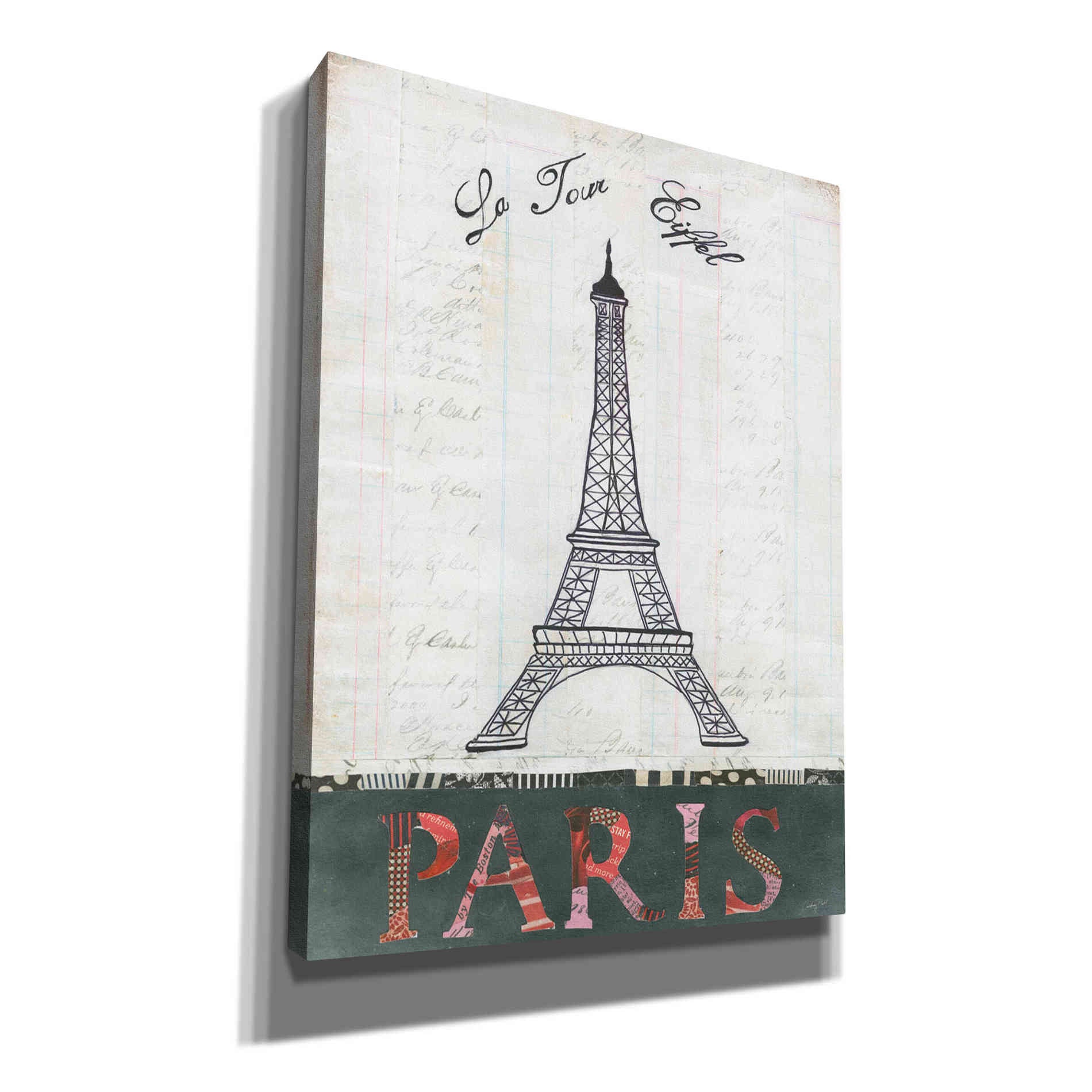 'La Tour Eiffel' by Courtney Prahl, Canvas Wall Art