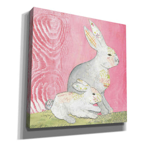 'Rabbit Family' by Courtney Prahl, Canvas Wall Art
