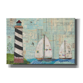 'At the Regatta Coastal Lighthouse' by Courtney Prahl, Canvas Wall Art