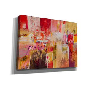 'Red and Gold Leaf 4' by Jennifer Gardner, Canvas Wall Art