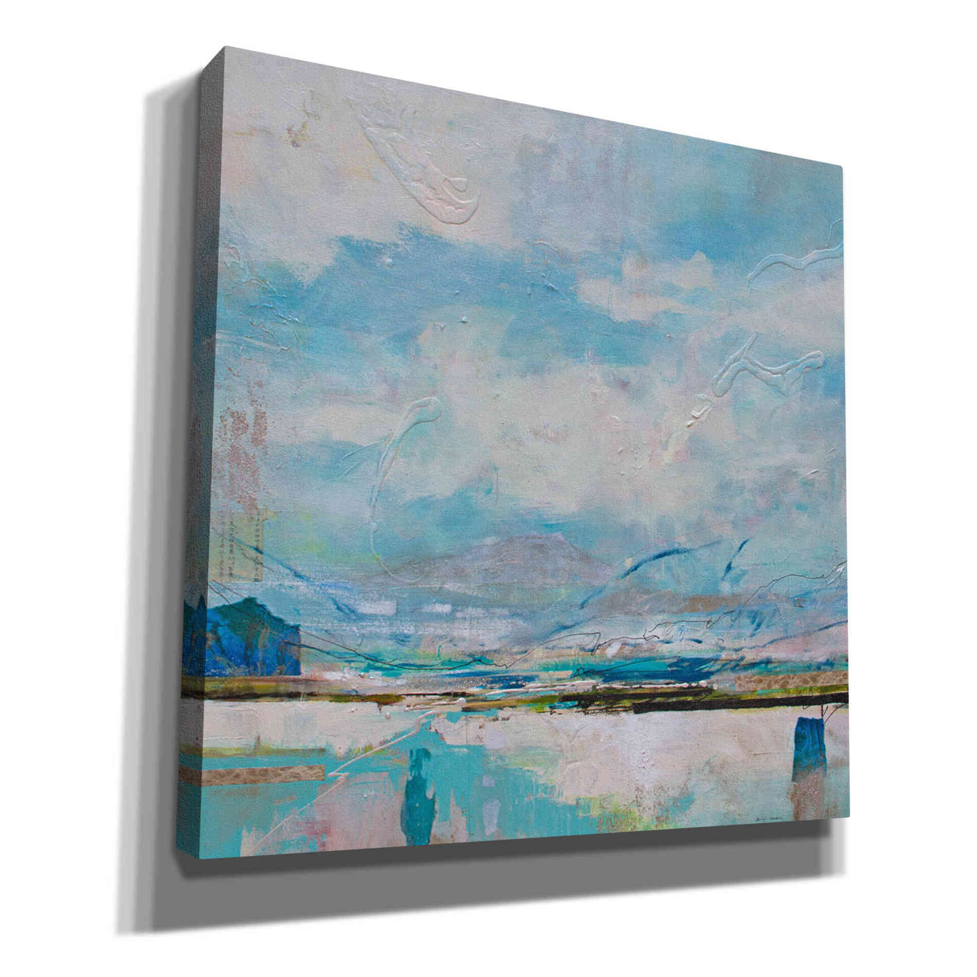 'Marsh Acrylic' by Jennifer Gardner, Canvas Wall Art