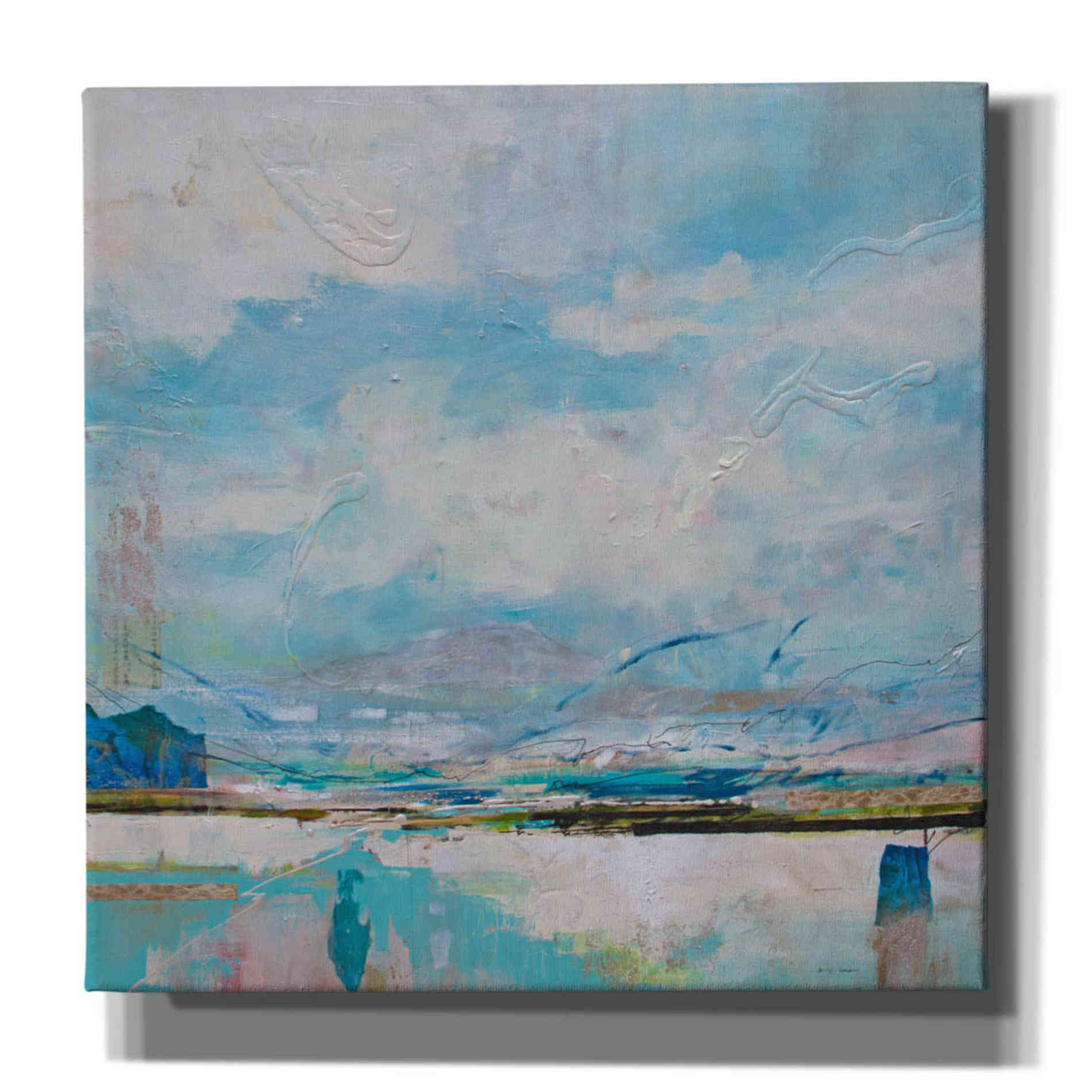 'Marsh Acrylic' by Jennifer Gardner, Canvas Wall Art