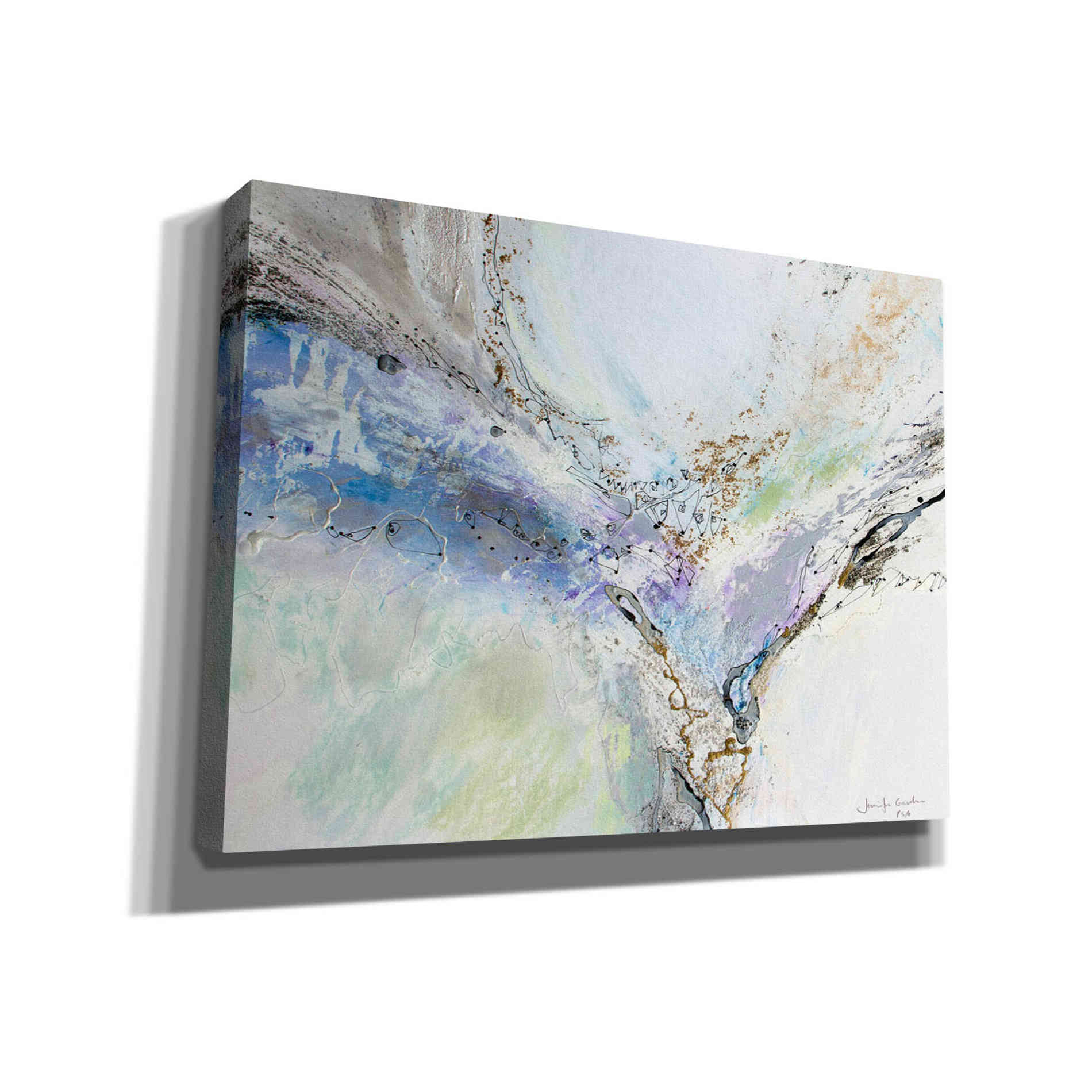 'Seafoam Neutral 4' by Jennifer Gardner, Canvas Wall Art