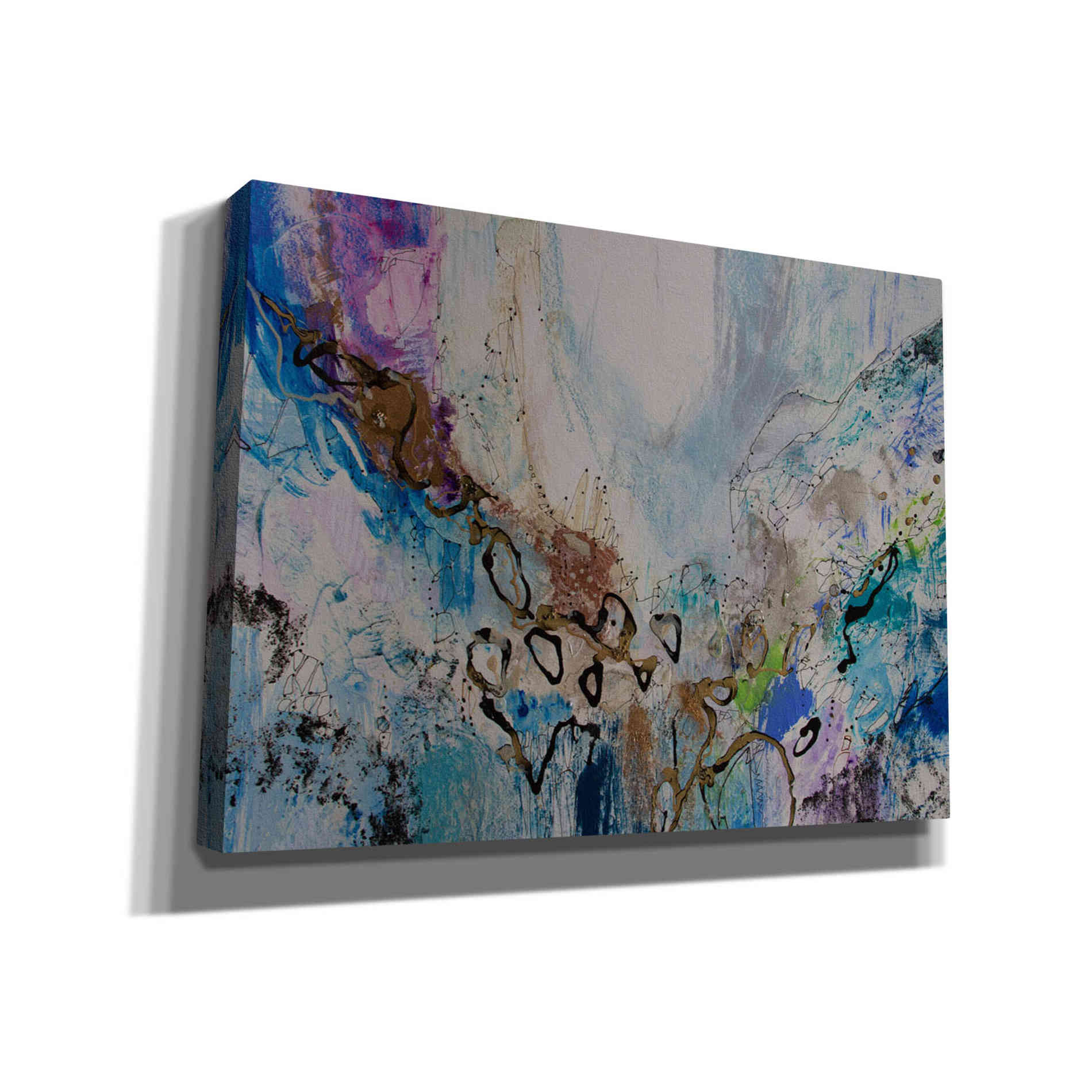 'Blue Series 14' by Jennifer Gardner, Canvas Wall Art