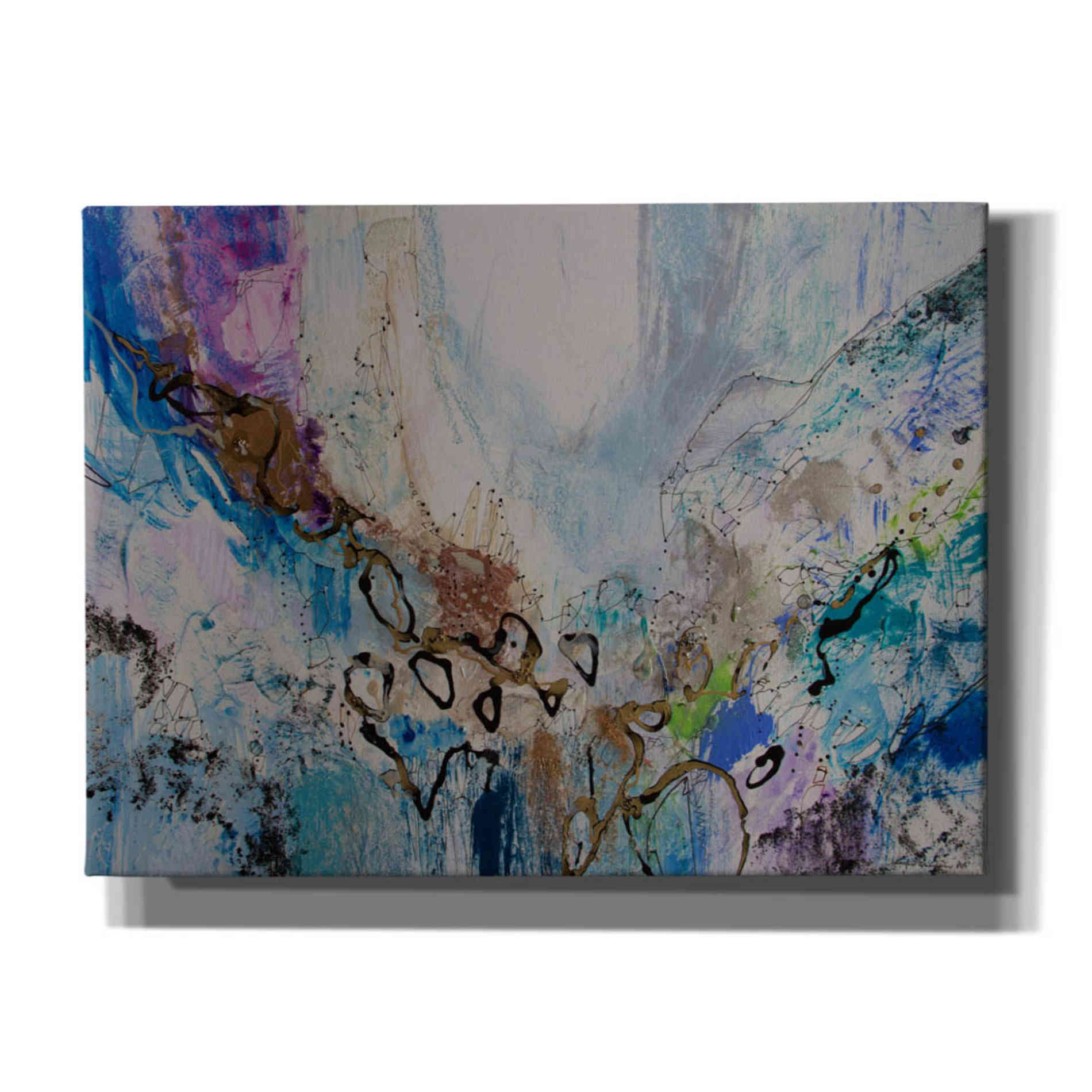 'Blue Series 14' by Jennifer Gardner, Canvas Wall Art