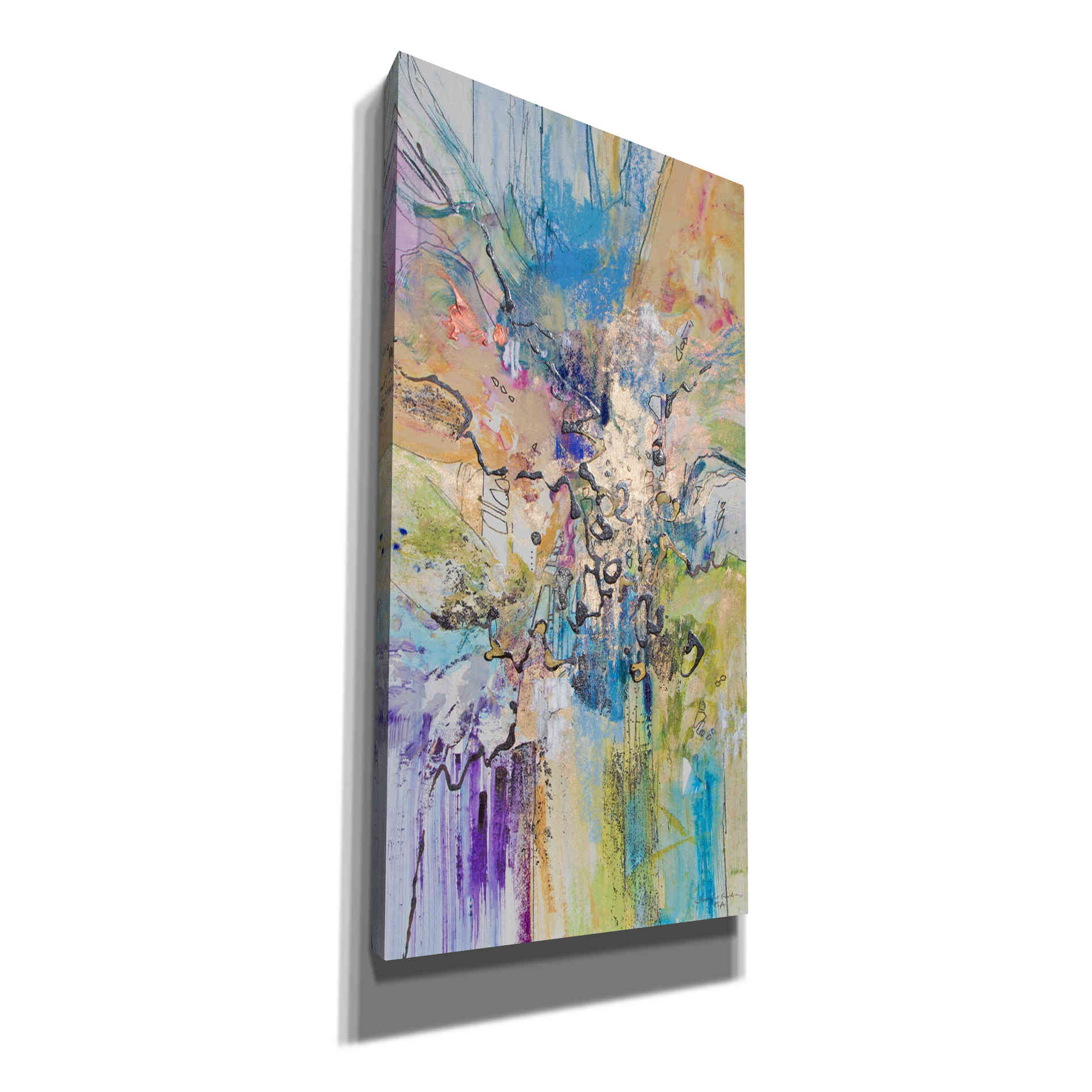 'Blue Series 13' by Jennifer Gardner, Canvas Wall Art