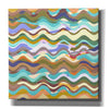 'Color Wave' by Zigen Tabanbe, Canvas Wall Art,Size 1 Square
