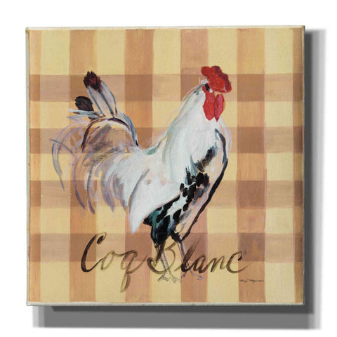 Image of 'Coq Blanc' by Marilyn Hageman, Canvas Wall Art
