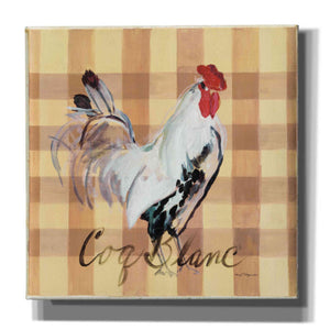 'Coq Blanc' by Marilyn Hageman, Canvas Wall Art