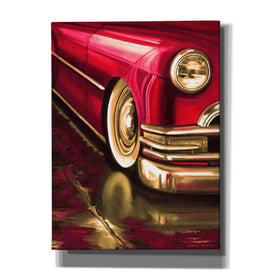 'Vintage Car Reflections' by Louise Montillio, Canvas Wall Art,Size C Portrait